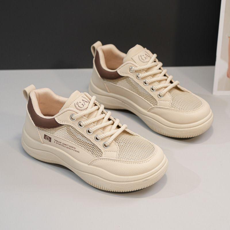 Little white shoes women's 2025 summer new light sports Korean version ins tide increase casual shoes soft sole comfortable women's shoes