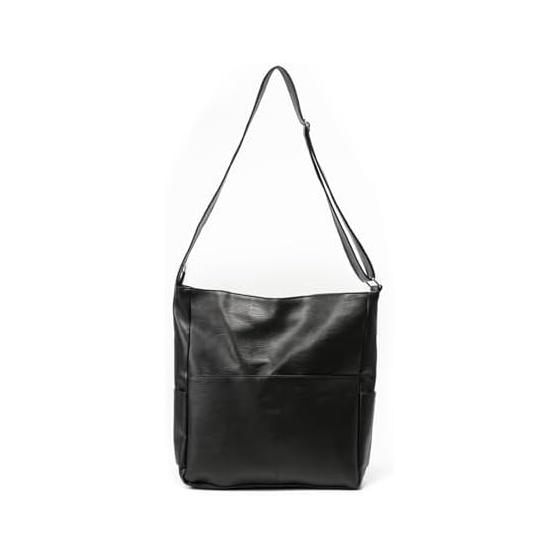 

[Xofuru] Shoulder Bag, Crossbody Bag, Large Capacity, PU Leather, Women s, Men s, Stylish Tote Bag, A4 Pocket, 14 Inch Laptop, Commuting, Business