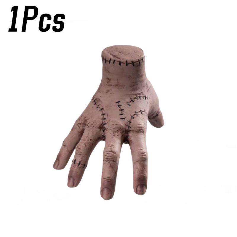 

13 шт. реквизит для Хэллоуина, ужасы, сломанные руки, среда, семья Адамс, латексная статуэтка из пальмы, декоративные настольные поделки для дома