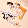 Palm ruler mini hand account student pocket cartoon pendant mini creative cat scale Acrylic ruler