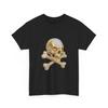 Gold Skull and Crossbones T-Shirt | Luxury Rhinestone Skull Shirt Cool Gift Idea