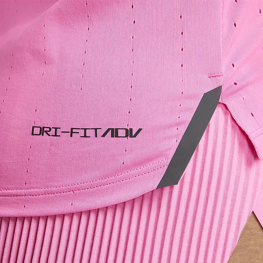 Nike Dri Fit Adv Aeroswift Logo Square Neck Tank Top Damen Tops Violett DM7551-606