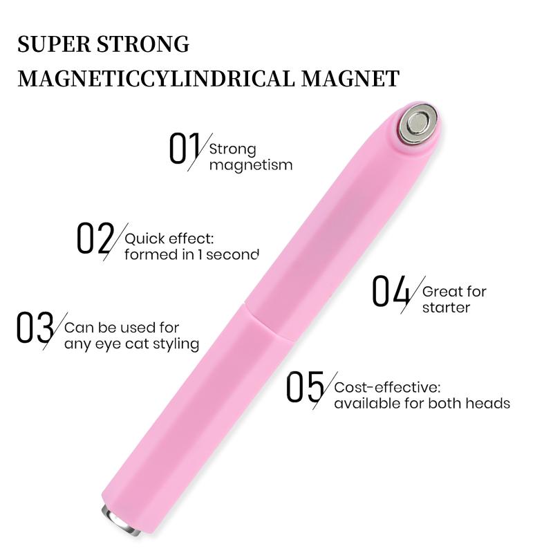 Double-Head Magnet Stick 3 In 1 Ellipse Annular Cat Magnetic Gel Nail Art Strong Magnetic Nails Magnet Pen Diy Manicure Tool
