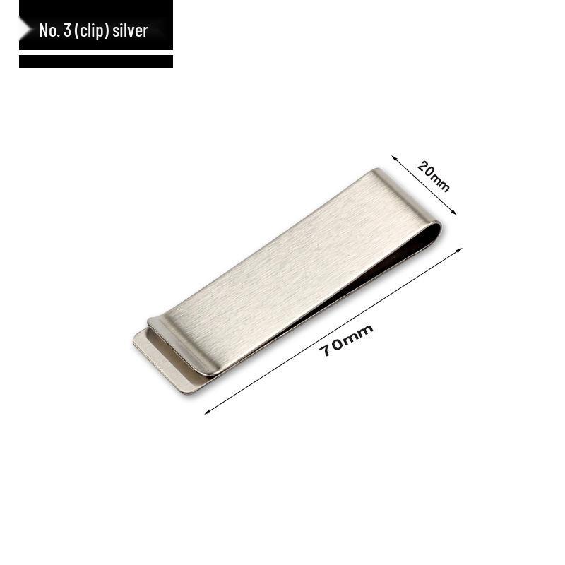 Retro Pen Clip Bill Notebook Accessory - Multi-purpose Stationery Office Supplies with Custom Logo Print