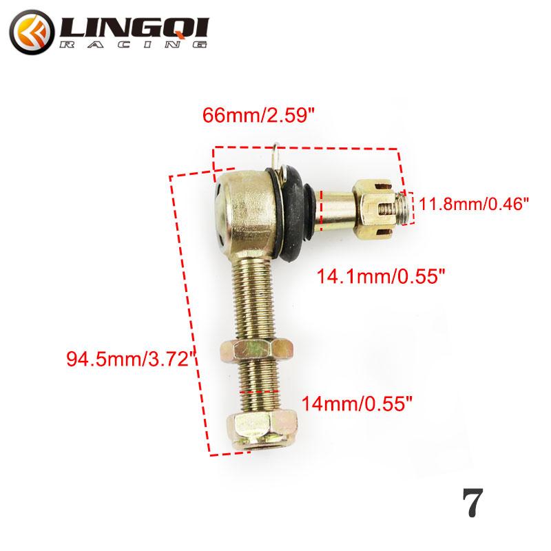 LINGQI M10 M14 M16 Adjustable Ball Joint Kit Electric ATV Go Kart Rocker Arm Spare Parts For Quad Buggy Bike Accessories