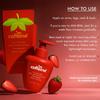 mCaffeine 11% AHA BHA Strawberry Body Lotion 200ml for Smooth Skin, Hydration & Juicy Fragrance, Men & Women