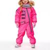Windproof Waterproof Boys Girls Children's Printed One Piece Ski Suit