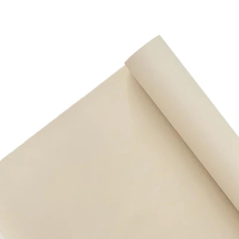 58cmX11yards Plain Porcelain Matte Floral Paper Flower Bouquet Solid Color Floral Page Flower Material Waterproof Packaging Film