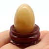 Natural Stone Decoration Egg-Shapedl With Base Artificial Ornament Lucky Gift Bed-Room Garden Office Desk Ornaments
