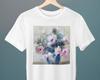 Pink Peonies Lester Sutcliffe Painting Unisex T-Shirt Flower T-Shirt Art Tee Floral Gift for Her Gift for Him Art Lover Gift