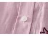 Spring Luxury French Chic Pink Embroidered Long-Sleeve Women's Shirt