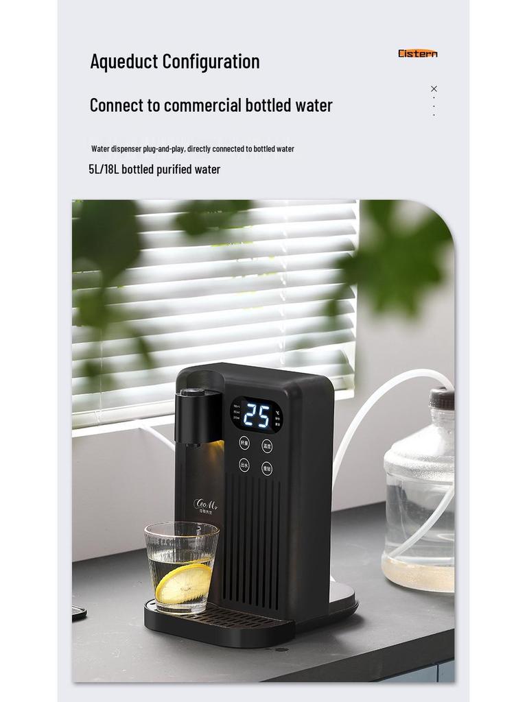 3L Sofortheißwasserspender, Tischgerät mit Ein-Knopf-Bedienung für den Heimgebrauch