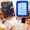 Led Children's Drawing Board, Light-Up Tracing Board, Doodle Writing Board,