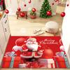 Cross-border Cartoon Christmas Decorative Carpets Christmas Holiday Printed Door Mats Water-absorbing Non-slip Door Mats