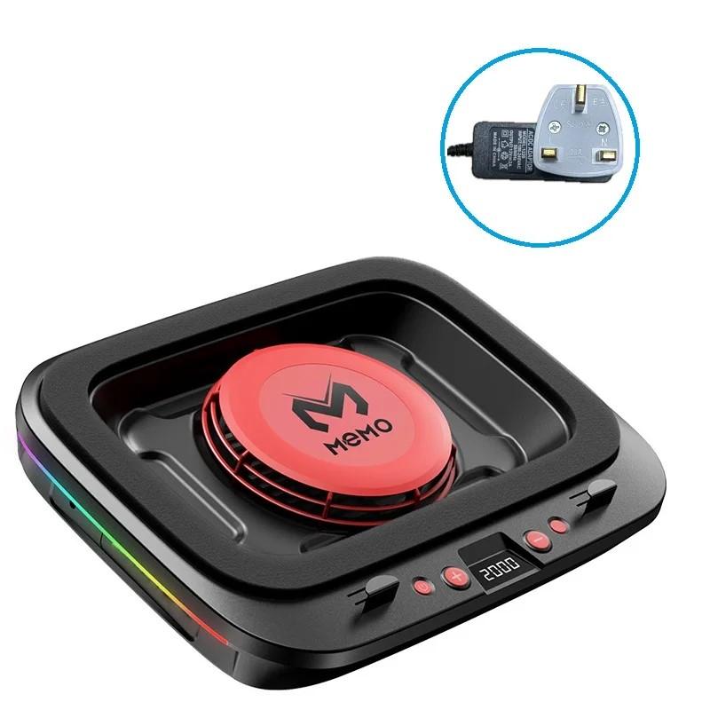 MEMO FL08 Strong Wind Cooling Stand Base Bracket Pad Powerful Fan Pressure Game Laptop Radiator Cooler