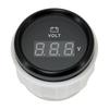 52mm Digital Voltmeter With Red Backlight Volt Meter Indicator Voltage Gauge For Marine Boat Car LED Dislay Gauge 12V 24V