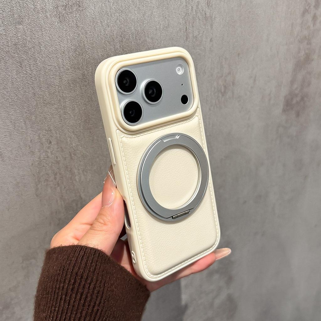 With Holder Drum Cortex Plain Phone Case For iPhone 11 12 13 14 15 16 17 Pro Max Plus Air Shockproof Bumper Cases Cover
