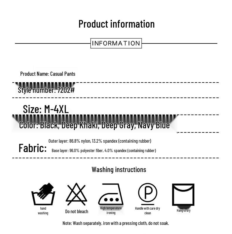 Yiliteng Men's Fleece-Lined Windproof Waterproof Casual Pants YTMMC7202