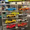 Acrylic Car Model Display Box 1:64 Scale 8 Grid Storage Case Transparent Organizer