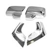 CGP Door Mirror Corner Panel Cover for Hijet Jumbo High Covers/Front Set, Chrome, S500P/S510P, Truck, Standard, Roof, Standard, CGP5758-D12-SET