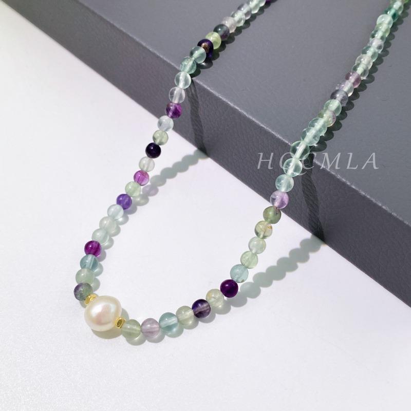 Necklace baroque sugar cube broken silver clavicle chain small fresh classy neck chain