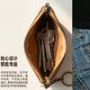 Handmade Vintage Genuine Leather Coin Purse Mini Zipper Wallet Cowhide Key Holder Small Pouch Retro Change Bag for Men Women