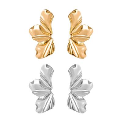 Multipurpose Irregular Petal Earrings Designs for Fashionable Women Seek Comfortable and Elegant Styles Daily Use
