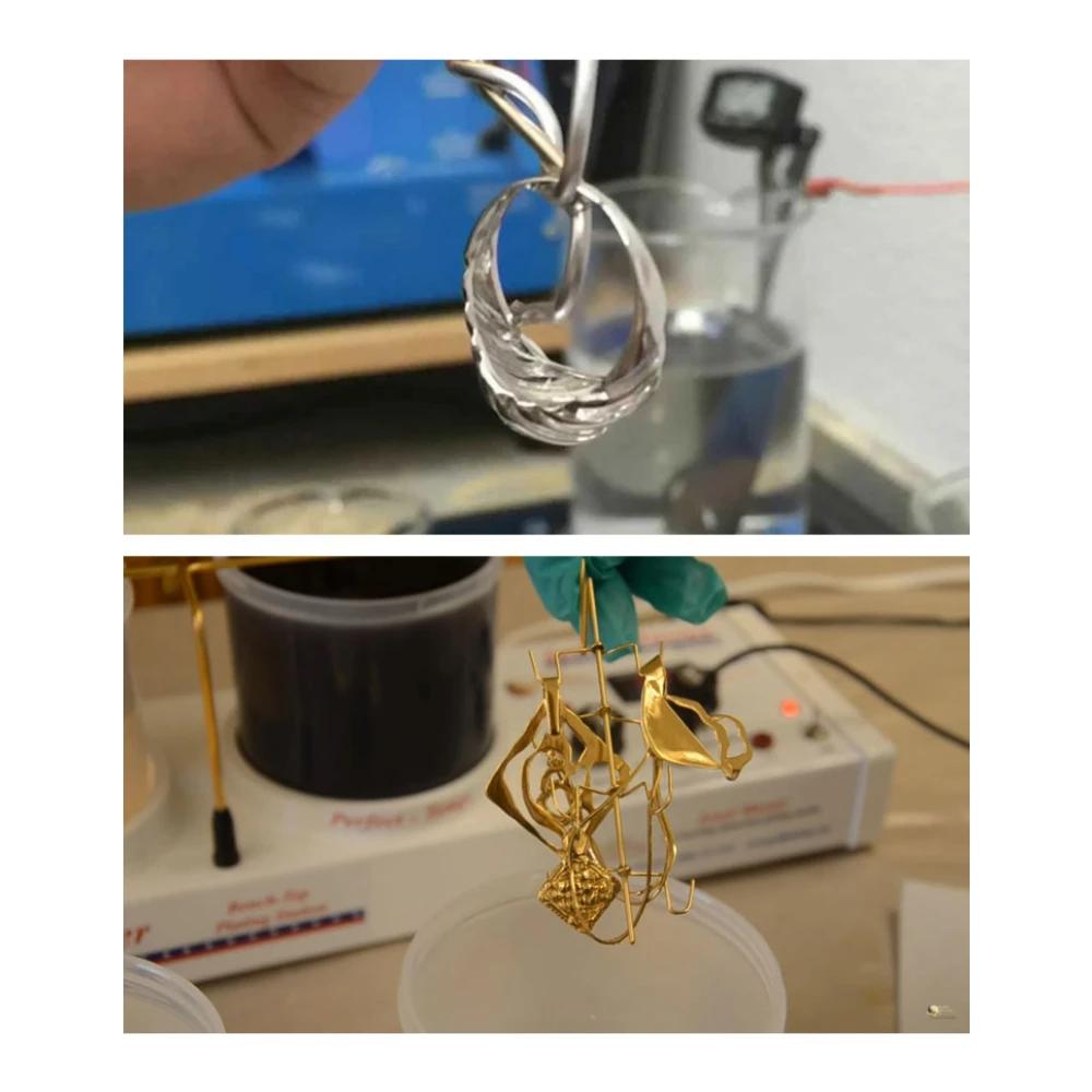 24K Gold Plating Solution DIY Jewelry Making Tools 100ml Plating Solution for Bath Electroplating Equipment