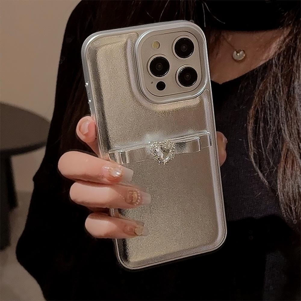 

Чехол для телефона с французским бантом и цепочкой для телефона 11/12/13/14/15 11 6.1