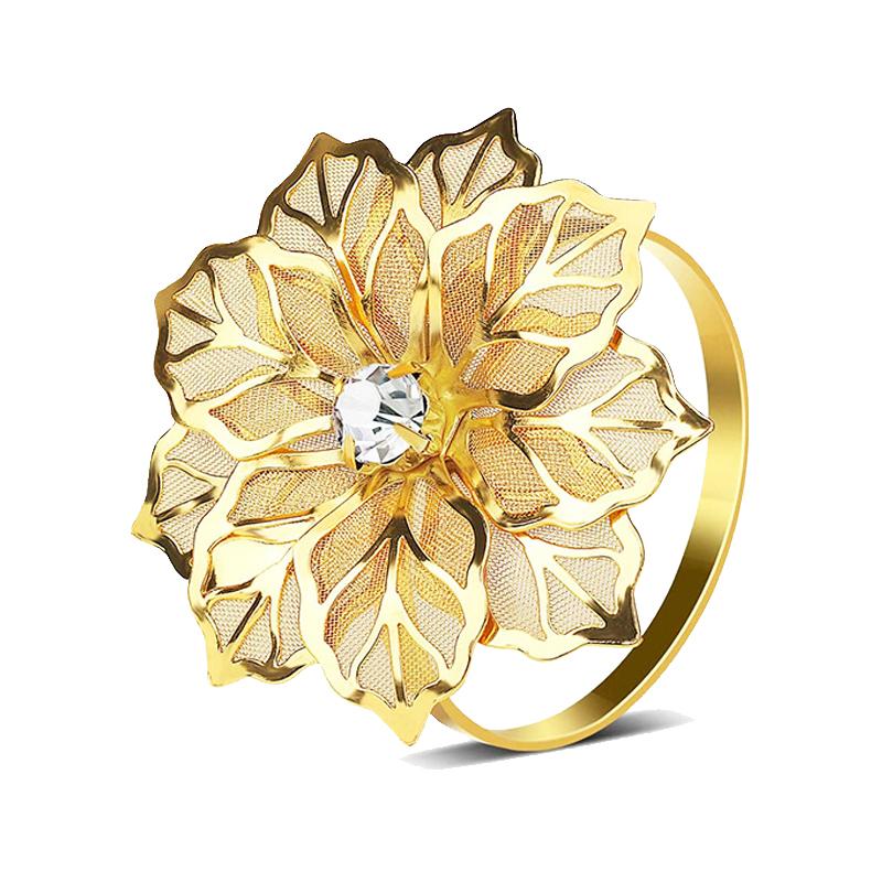 1 Stück Serviettenring Legierung Hohl Kranz Servietten Dekoration Party Geburtstag Hochzeit Festival Party Tischdekoration Requisiten