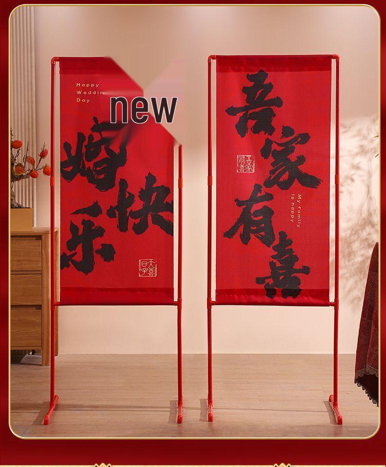 Outdoor Wedding Ceremony Arch & Welcome Sign Decor with Carpet & Column Arrangement