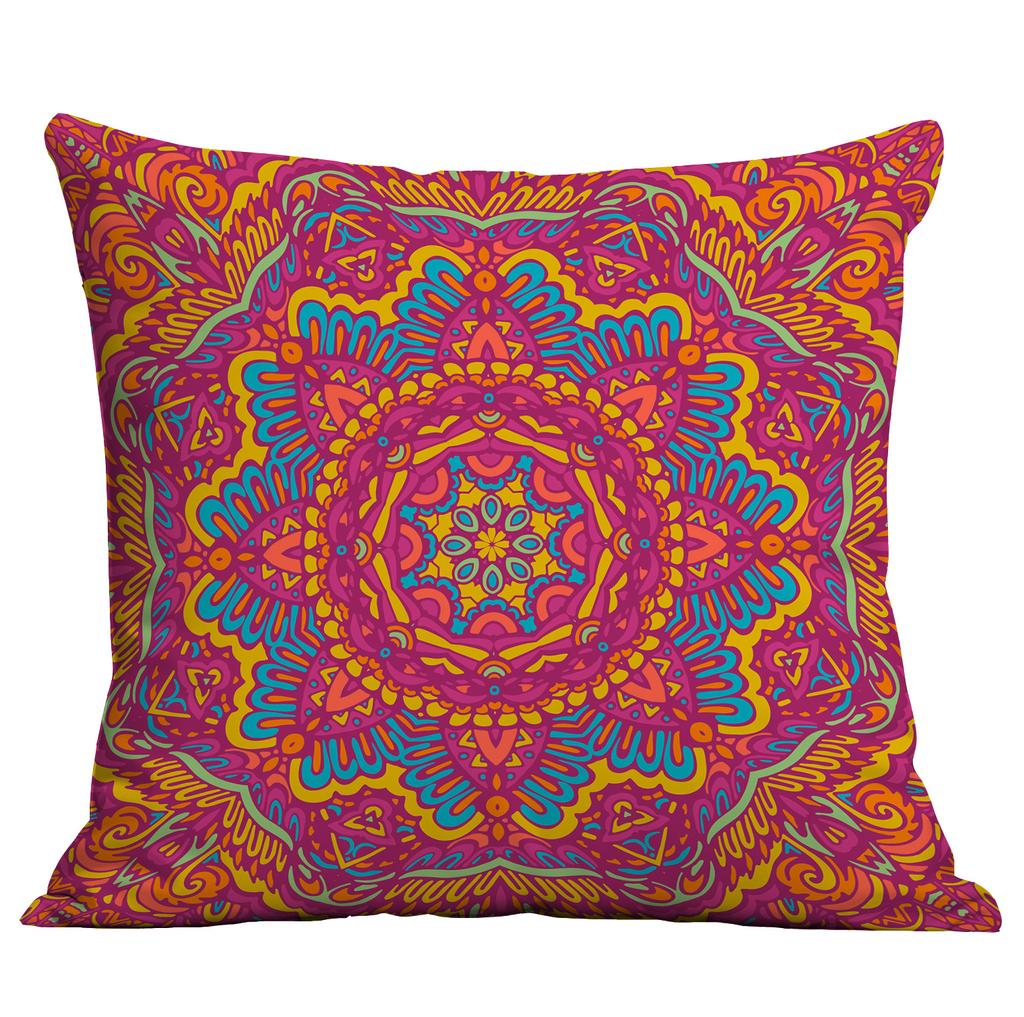 Ethnic Style Mandala Pillowcase New Style Painted Geometric Art Abstract Home Decoration Pillow Cushion Cover