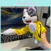 Brinquedo de Fantoche de Mão Husky Boxeador de Pelúcia Interativo Para Brincadeiras Divertidas e Engajadoras