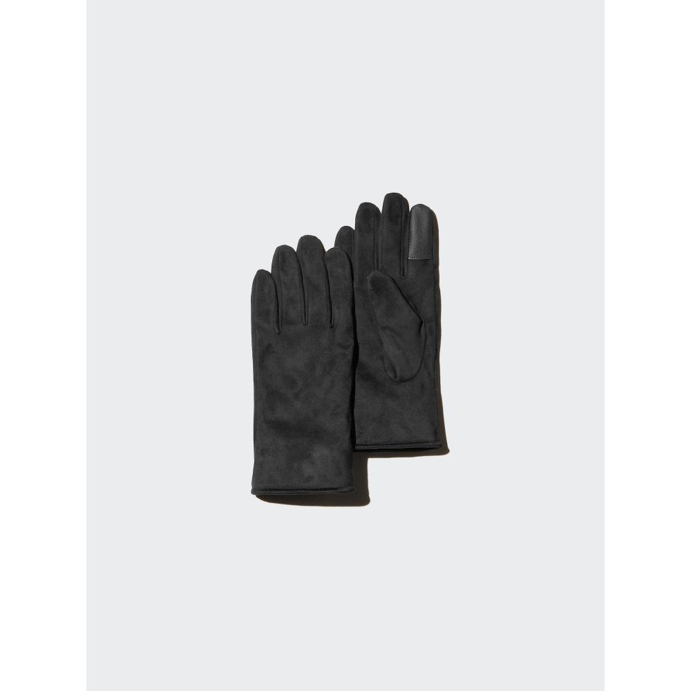 Uniqlo Heattech Lined Suede Touch Gloves