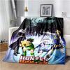 HUNTER X HUNTER Wurfdecke Anime Weiche Decke Leicht Warm Cartoon Decken für Kinderzimmer Schlafzimmer