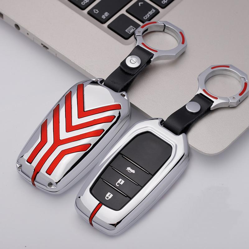 High Grade Zinc Alloy Car Key Case Cover Shell Protector For Toyota Highlander Corolla Ready Crown Rav4 Levin Car Accessories
