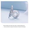 Butterfly Silicone Spacer Beads S925 Sterling Silver DIY Jewelry BSC823