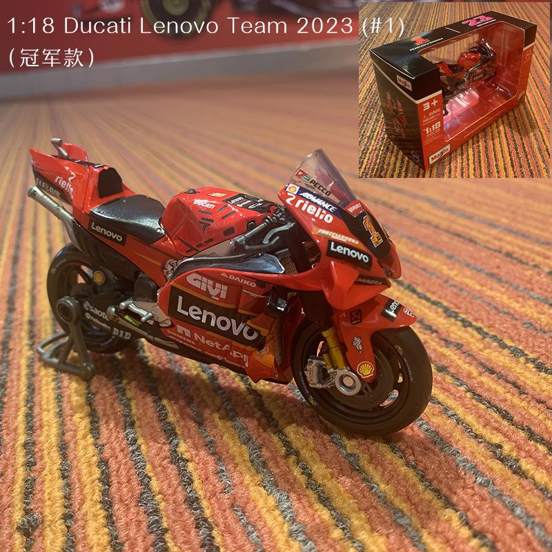 Stock Maisto 1:18 Season Ducati Honda Yamaha Motorcycle Alloy Micro-die-cast One-piece Model Custom Children's Toy Gift