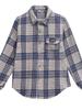 Thickened Fleece Autumn Winter Shirt Warm Casual Plaid Loose One-Piece Large Size Top Coat for Women Cotton Long Sleeve