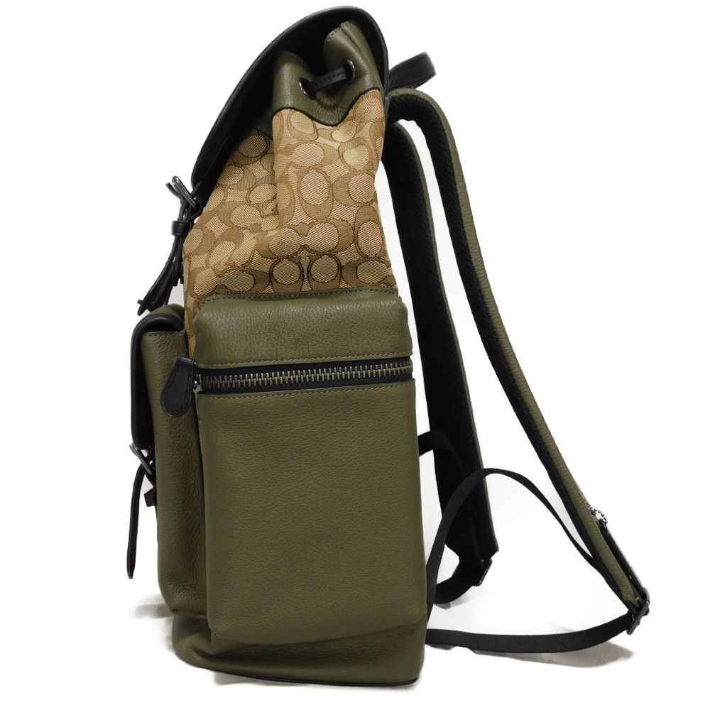 Used 9726 Sprint Daypack CD273 7927 Current Logo Beige Unused Signature Jacquard Olive Drab Men's from Japan AUTHENTIC