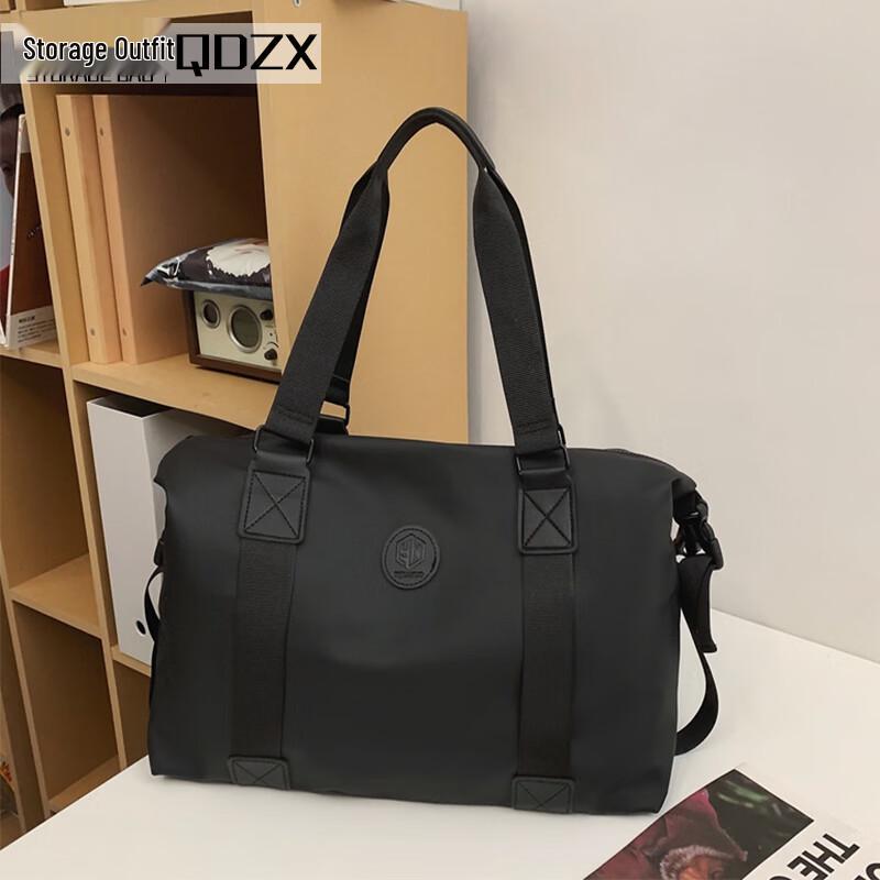 QDZX Водонепроницаемая Оксфордская Дорожная Сумка для Хранения Thickened чёрный