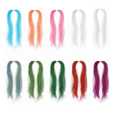 10 Packs Crystal Flash Fly Fishing Tying Material Fishing Lure Tying Material  Fishing Tools