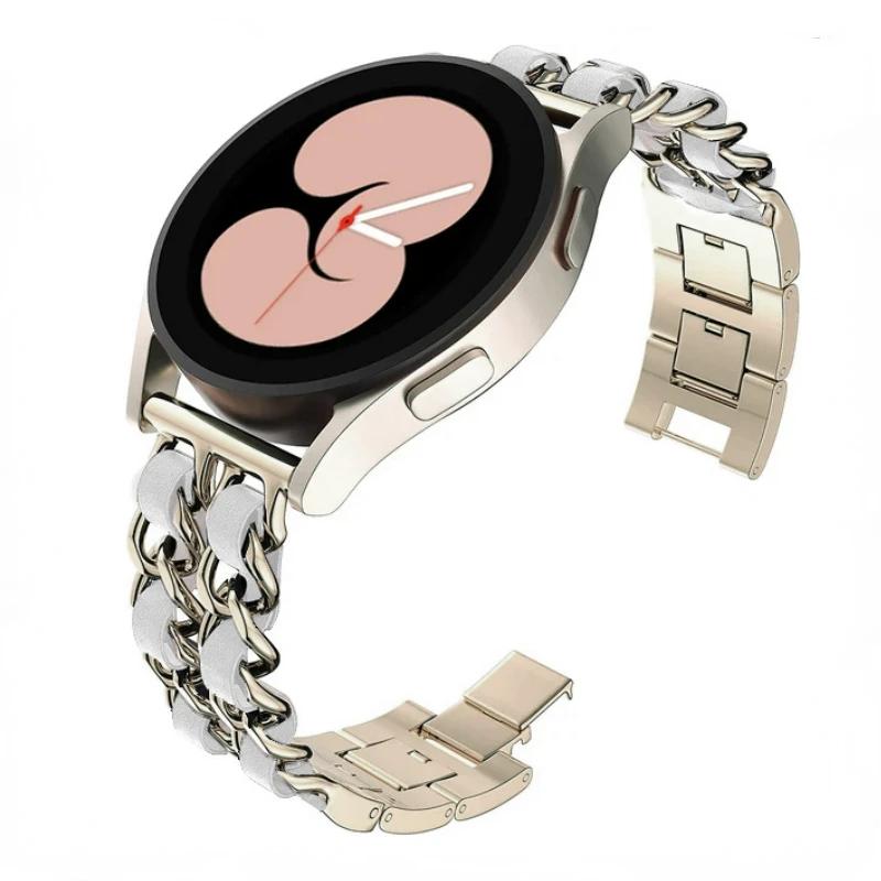 20mm 22mm Metal Strap For Samsung Watch 7 6 5 4 3 Amazfit GTR/GTS Bracelet Wristband For Huawei Watch 4/GT4-3-2 Xiaomi S4/3 Band