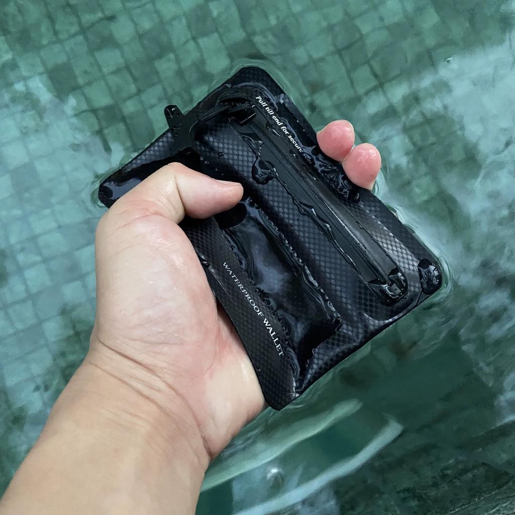 IPX8 Diving Level Professional Waterproof Card Holder High Strength Airtight Zipper Card Key Earphone Coin Purse Small Bag