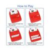 2 In 1 Matching Letter Game And Learning Educational Toys Games for Kids Ages 3 4 5 6 Years Old (Red)