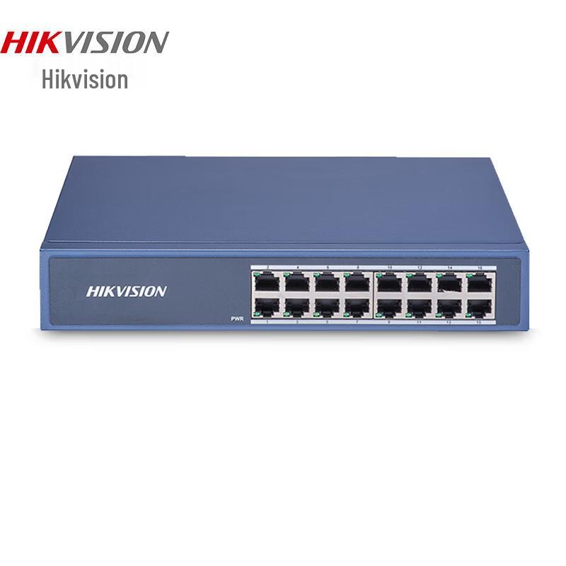 

Hikvision DS-3E0116-E 16-Port 100M Unmanaged Network Switch CN plug (adapter included)
