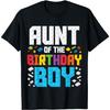 Tante des Geburtstagskindes Baumeister Bausteine T-Shirt