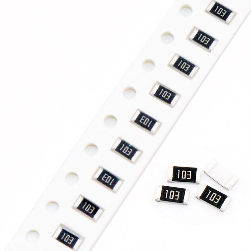 100Pcs/lot 1206 1% High Precision SMD Resistor 0 1 10 100 220 330 1K 2.2K 27K 33K 82K 150K Ohm 3K3 5K6 6K8 4R7 1/4W Resistance