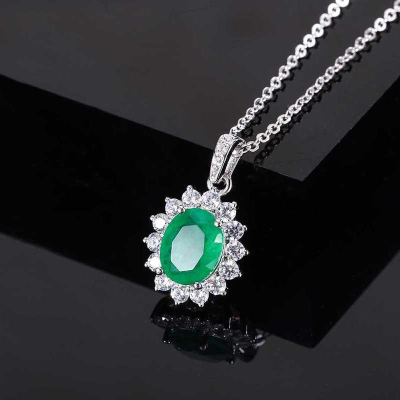 

Ювелирные изделия Серебряные украшения Имитация цвета сокровища Маленькое голубиное яйцо Подвеска Основной камень 8 * 10