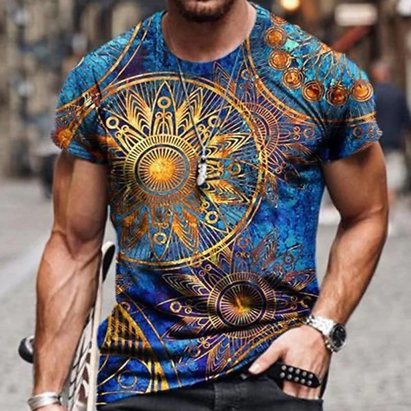 Summer Men s Casual Short-Sleeved T-Shirt XL